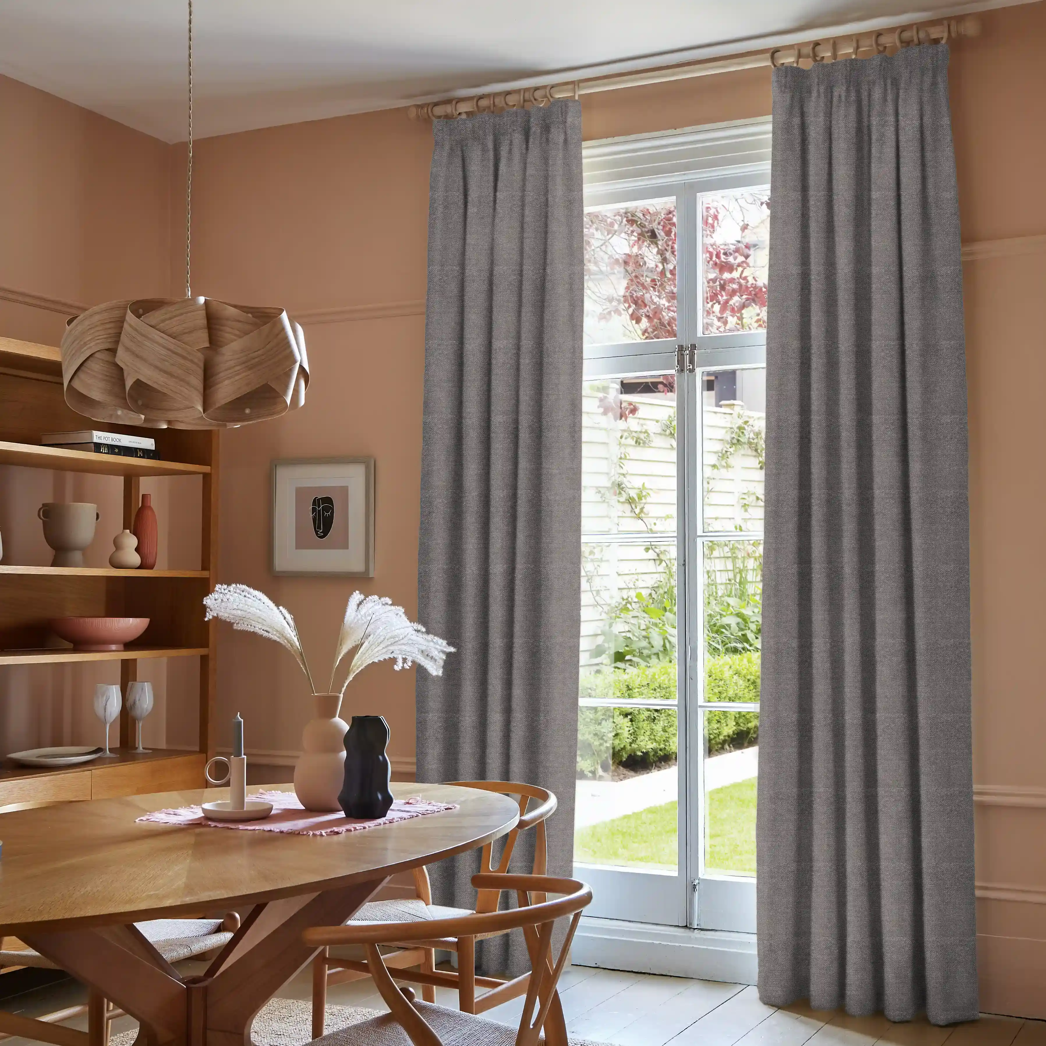 Sheer Curtains for Living Rooms: Create a light and airy atmosphere with sheer curtains in your living room, available in Glasgow, Milton Keynes, and London.
