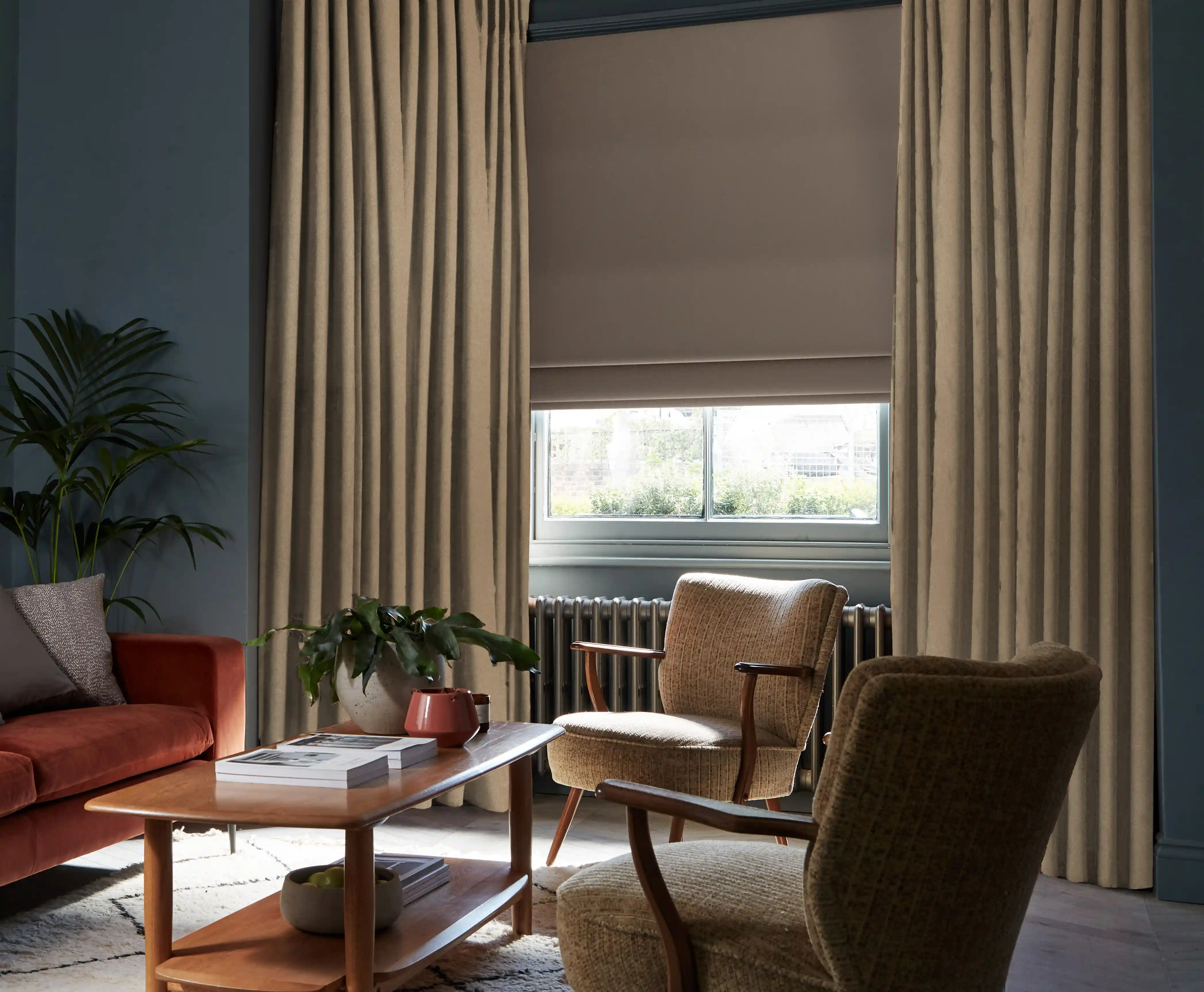Faux Silk Curtains for Elegant Homes in Southend-on-Sea: Create an elegant atmosphere with faux silk curtains, available for delivery in Southend-on-Sea.
