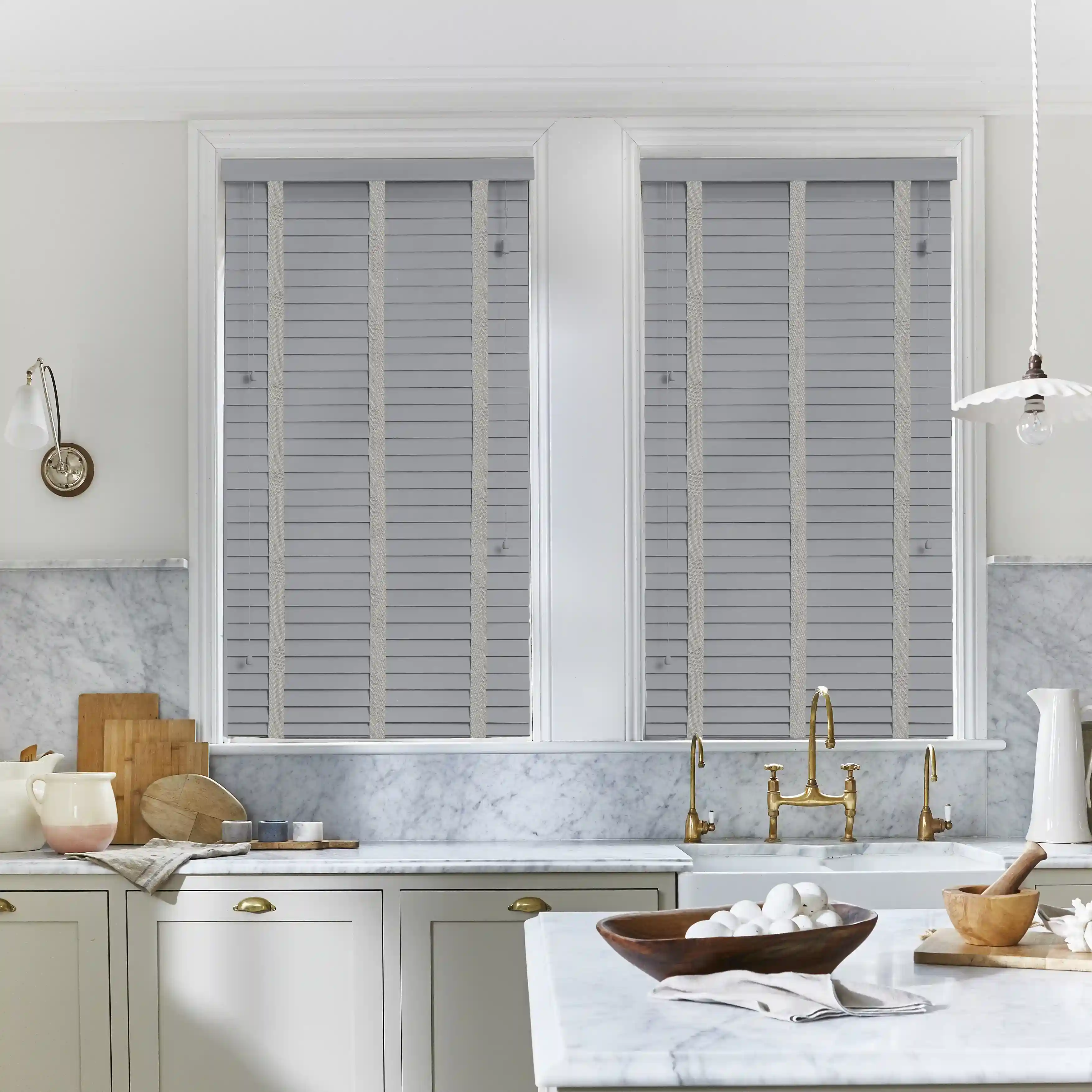 Luxury Faux Wood Blinds with Natural Wood-Like Texture best quality online.