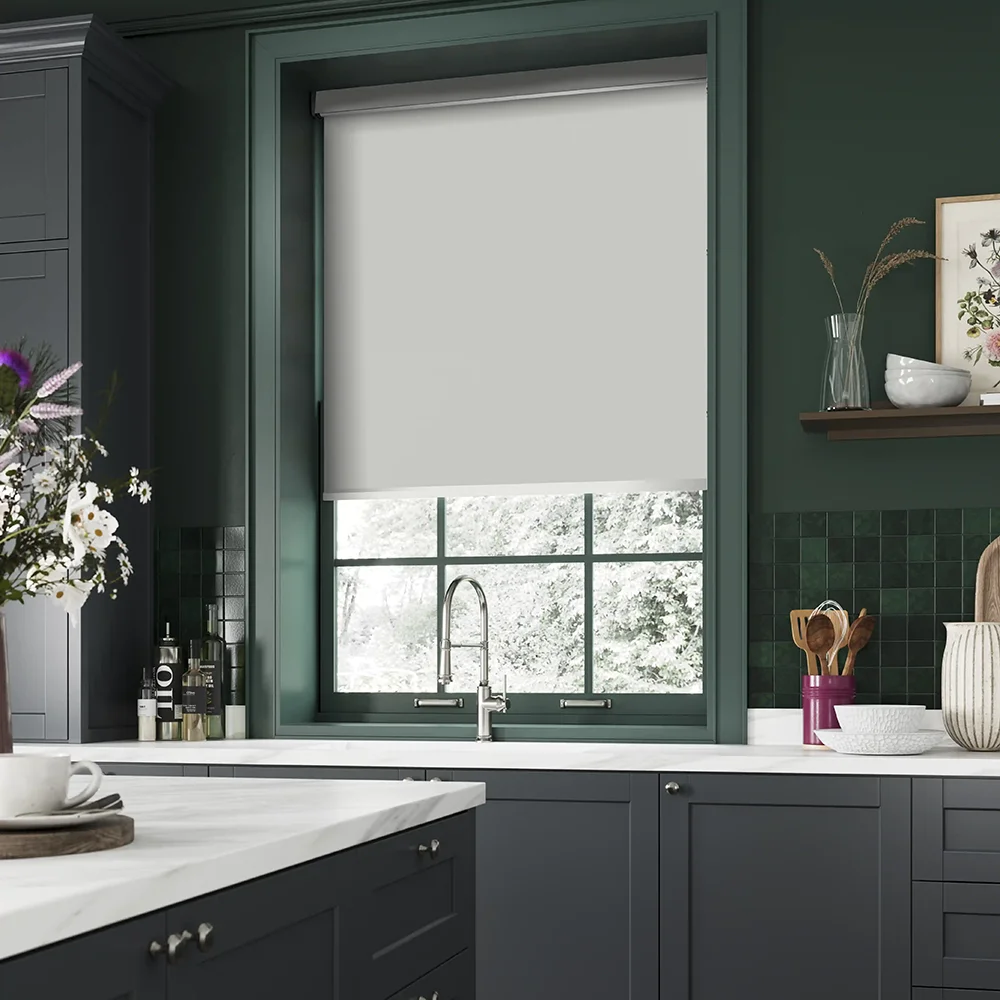 Keep your kitchen comfortable with premium blackout window blinds.