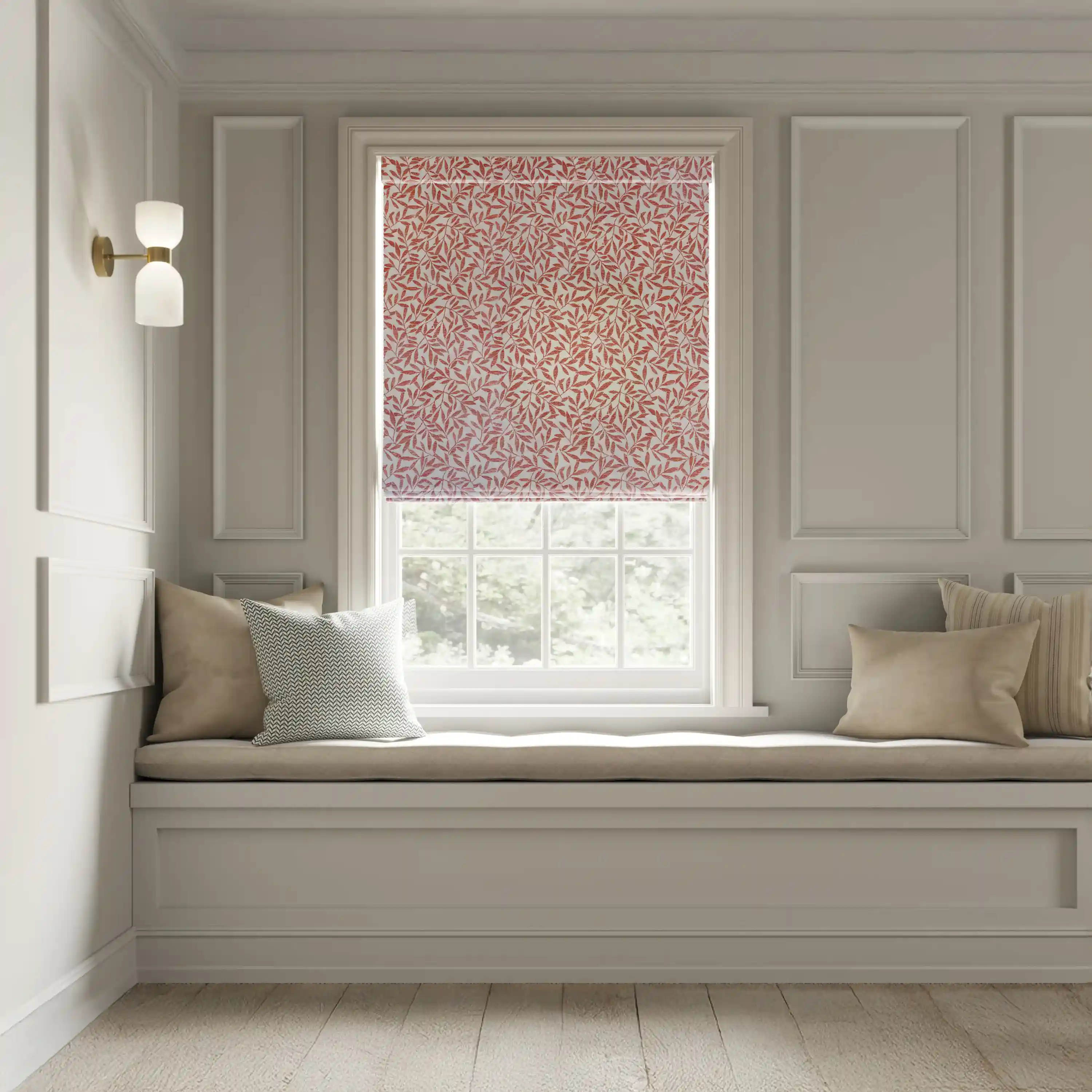 Roman Blinds for Bathrooms in Birmingham—Choose moisture-resistant Roman blinds to complement your bathroom decor while maintaining privacy.