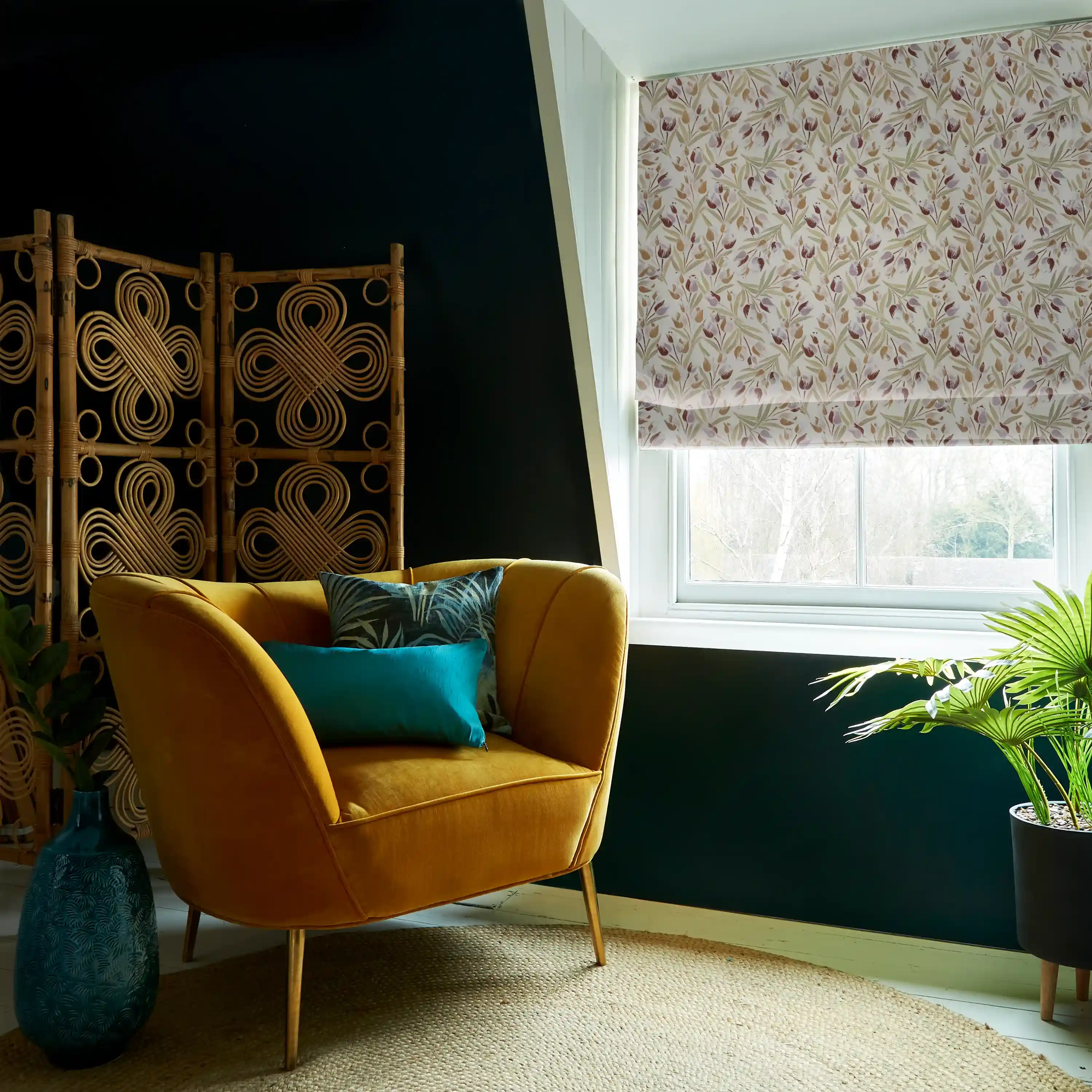 Textured Terracotta Roman Blinds for Inviting Interiors in Birmingham