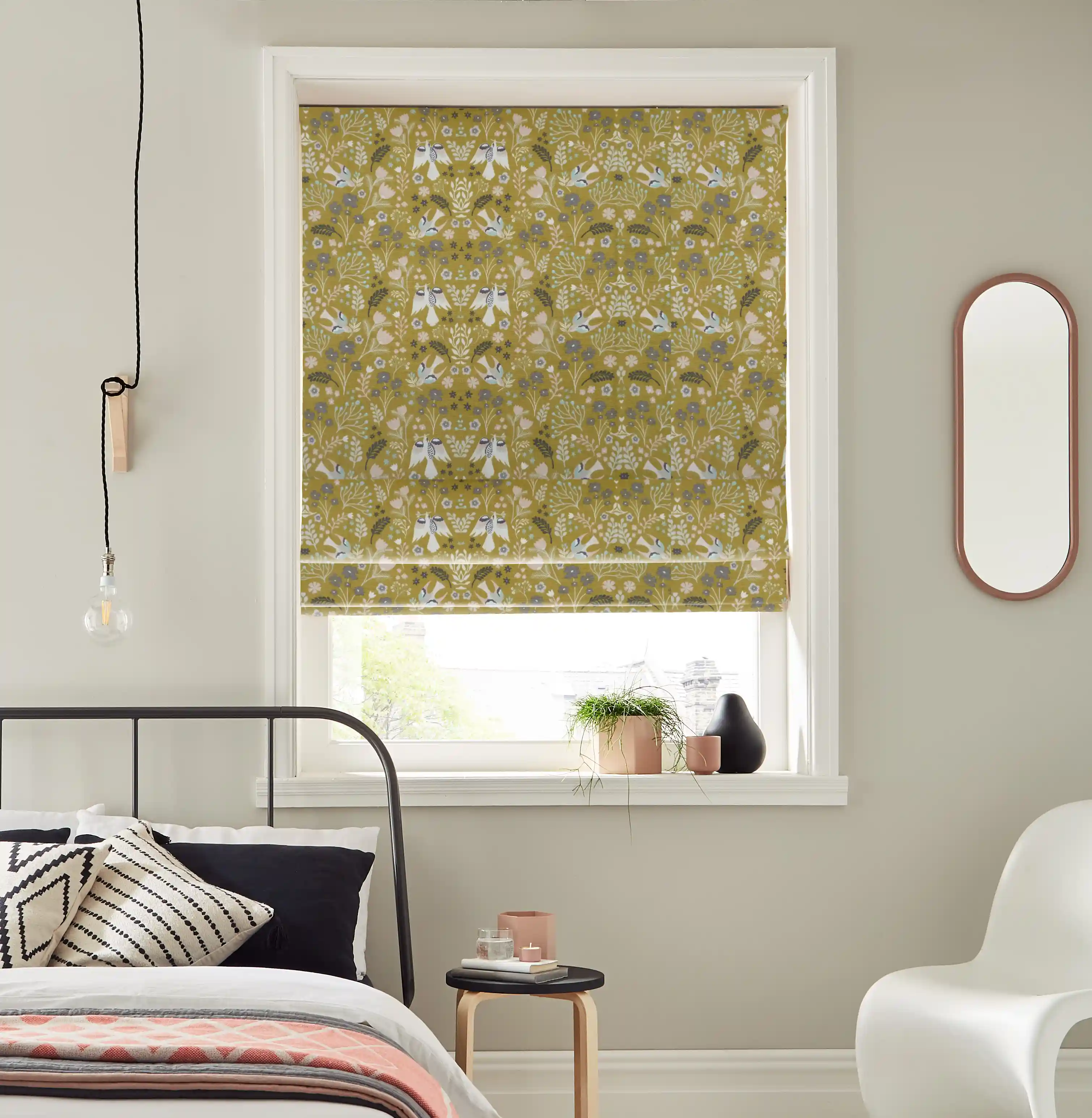 Roman Blinds for Large Windows in Taunton—Custom-designed Roman blinds for extra-wide window coverage.