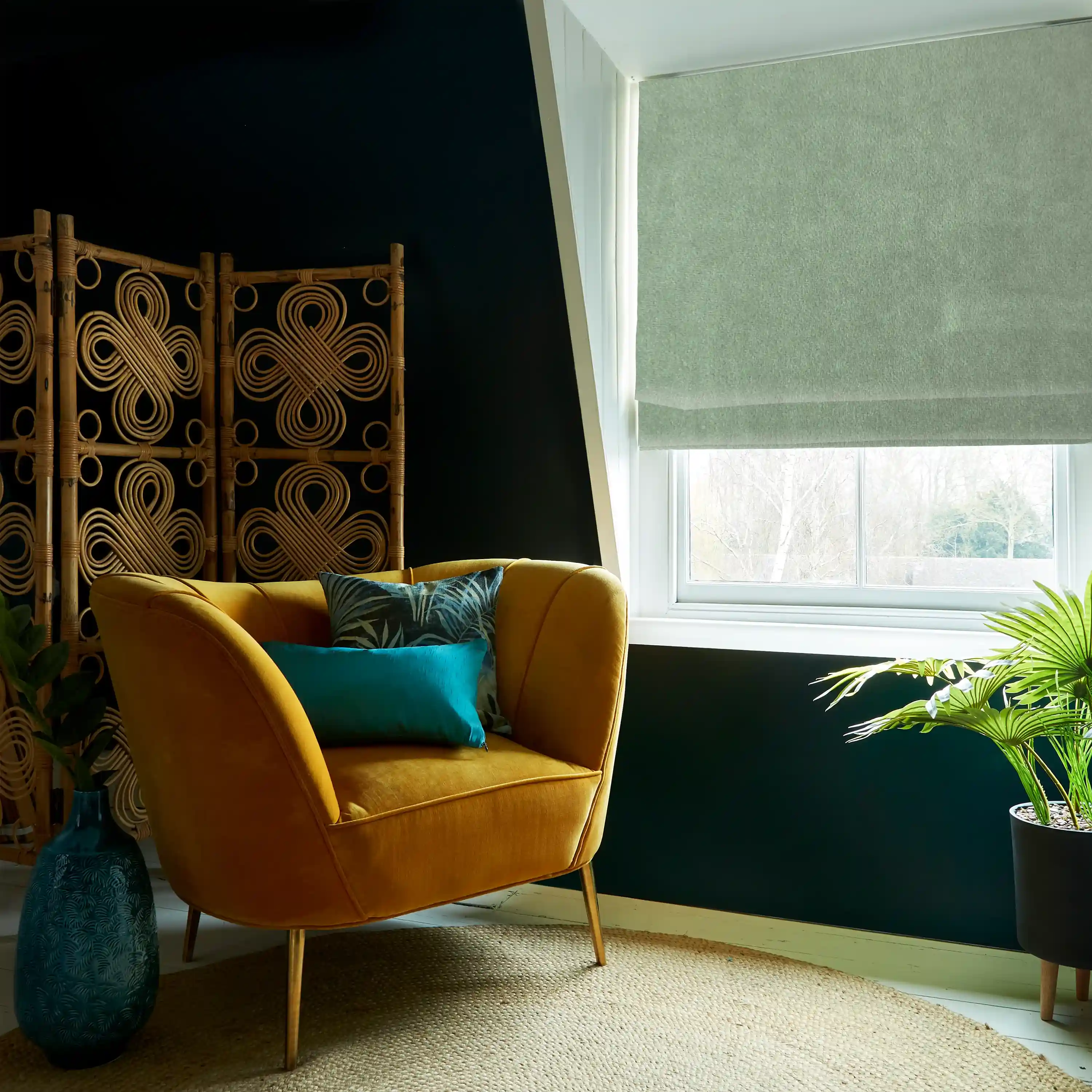 Roman Blinds for Large Windows in Taunton—Dress your large windows with Roman blinds that offer both style and privacy
